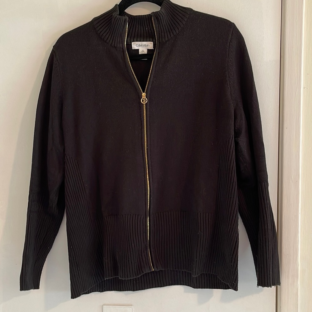 Calvin Klein zip up sweater